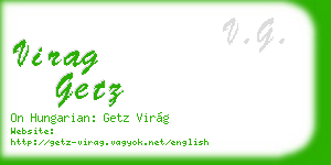 virag getz business card